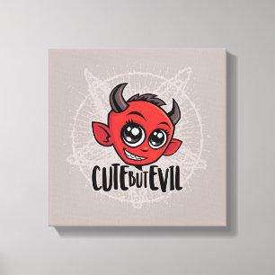 Cute men Evil Canvastryck