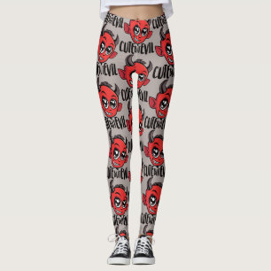 Cute men Evil Leggings
