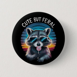 Cute Men Feral Funny Raccoon Knapp