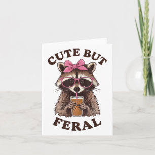 Cute men Feral-kul rast med Gles Småbarn Girl Kort