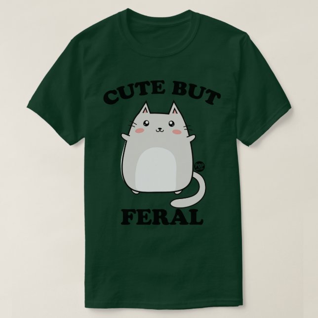 CUTE MEN FERAL T SHIRT (Design framsida)