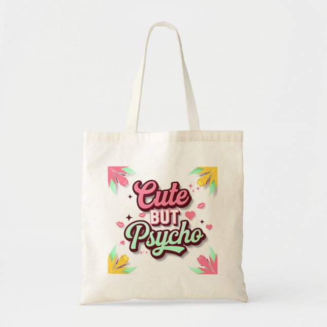 Cute men Psycho Fashionable Bag Tygkasse (Framsidan)