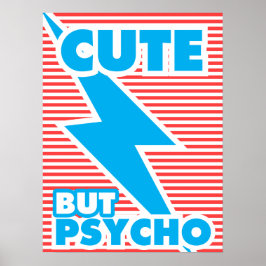 Cute Men Psycho Poster