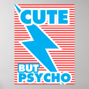 Cute Men Psycho Poster