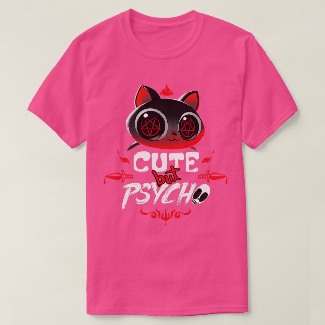 Cute Men Psycho T Shirt (Design framsida)
