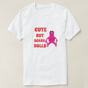 Cute men skrämmande dockor t shirt