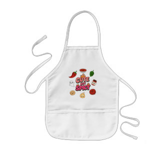 Cute men Spicy Kids Apron Barnförkläde