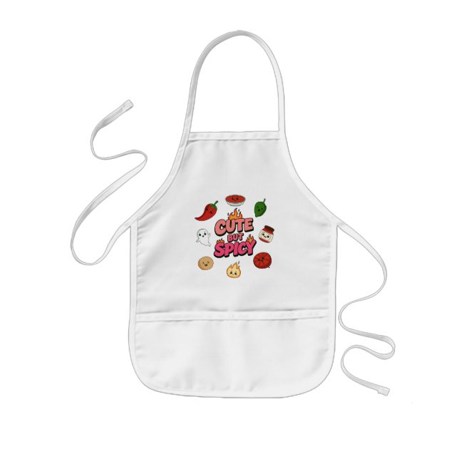Cute men Spicy Kids Apron Barnförkläde (Framsidan)