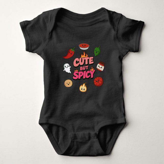Cute men Spicy T-Shirt Baby Bodykostym (Framsida)