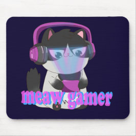 Cute Meow Gamer Cat - Kawaii Gaming Kitten Musmatta