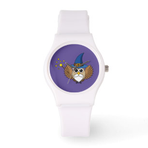 Cute Merlin the Wizard Uggla Tecknad Armbandsur