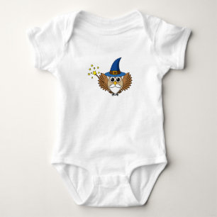 Cute Merlin the Wizard Uggla Tecknad T Shirt