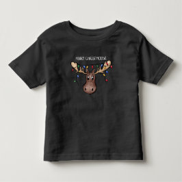Cute Merry Christmoose-julgranar, moose Kids T Shirt