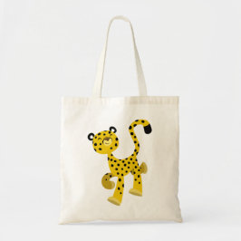 Cute Merry Tecknad Cheetah Bag Tygkasse