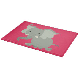 Cute Merry Tecknad Elephant Cot Board