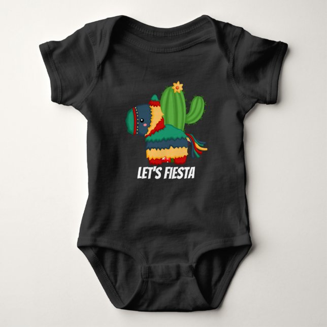 Cute Mexican pinata Fiesta T Shirt (Framsida)