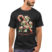 Cute Mice med julkonst i Candy cane