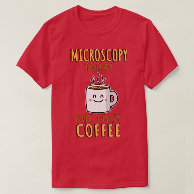 Cute Microscopy T Shirt (Design framsida)