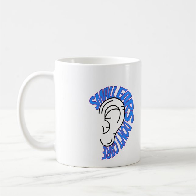 Cute Microtia blue och Rosa Kaffemugg (Vänster)