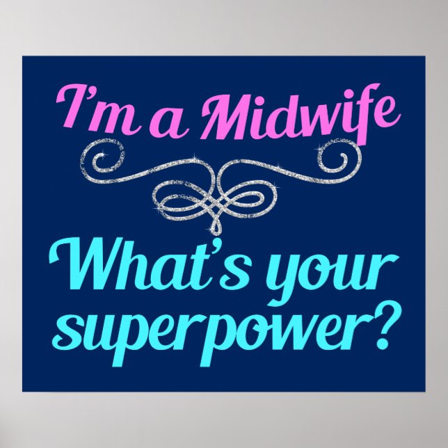 Cute Midfru Superhjälte Poster (Framsidan)