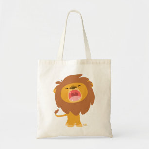 Cute Mighty Roaring Lejon Tecknad Bag Tygkasse