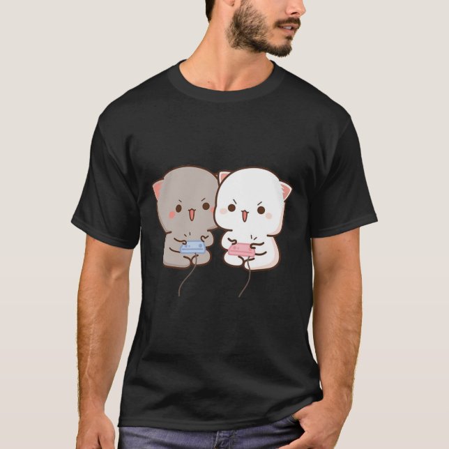 cute mil and mocha bears t shirt (Framsida)