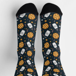 Cute Milk and Cookies Socks