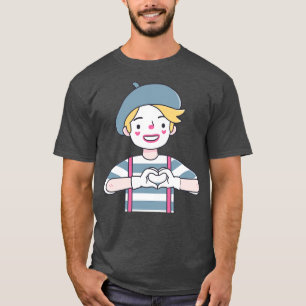 Cute Mime skickar Kärlek till dig T Shirt