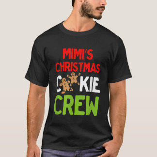 Cute Mimis jul Cookie Crew för Barnbarn och T Shirt