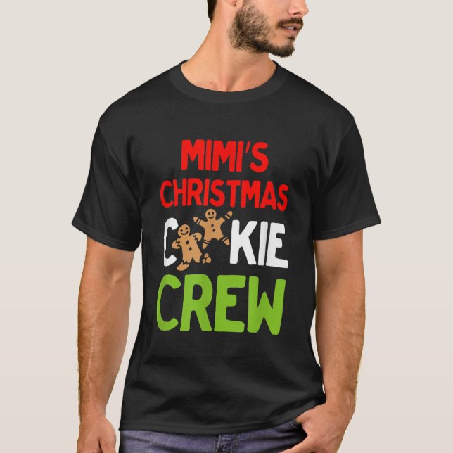 Cute Mimis jul Cookie Crew för Barnbarn och T Shirt (Framsida)