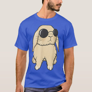 Cute Mini Holland Lop Bunny Rabbit Älskare Sunglas T Shirt
