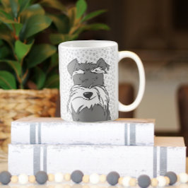 Cute Mini Schnauzer Kaffemugg