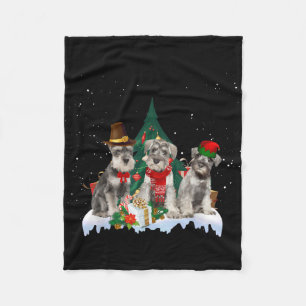 Cute Miniature Schnauzer - Julens Hund Fleecefilt