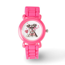 Cute Miniature Schnauzer Kids' Watch Armbandsur