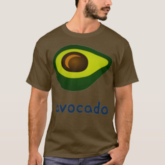 Cute Minimalist Avocado T Shirt