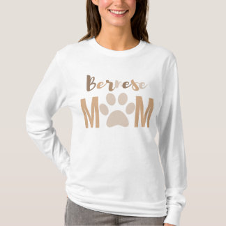 Cute Minimalist Bernese Hund Mamma T Shirt