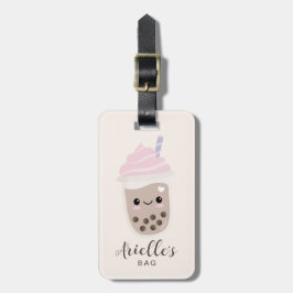 Cute Minimalist Boba Bubble Tea Bagagebricka
