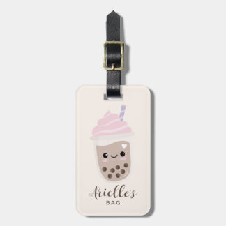 Cute Minimalist Boba Bubble Tea Bagagebricka