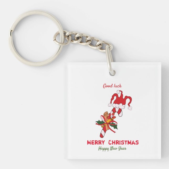 Cute Minimalist jul och nyår Lycklig (Framsidan)