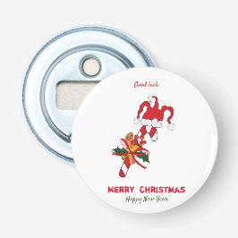 Cute Minimalist jul och nyår Lycklig Flasköppnare