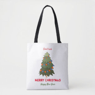 Cute Minimalist jul och nyår Lycklig Tygkasse
