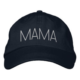Cute Minimalist-Mamman Broiderade Hat Broderad Keps