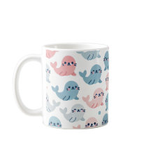 Cute Minimalist Mugg 🦭 💙 💗