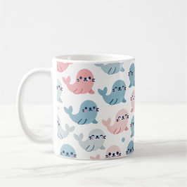 Cute Minimalist Mugg 🦭 💙 💗