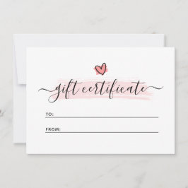 Cute Minimalist Photograf Gift-kort Inbjudningar