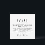 Cute Minimalist Whimsical Black and White Bröllop Inbjudningar<br><div class="desc">Cute Minimalist Whimsical Black and White Wedding-inbjudan</div>