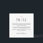 Cute Minimalist Whimsical Black and White Bröllop Inbjudningar<br><div class="desc">Cute Minimalist Whimsical Black and White Wedding-inbjudan</div>