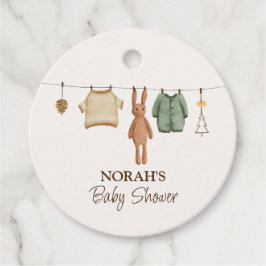 Cute Minimum Boho Winter Boy Clothes Baby Shower Gåvor Etiketter