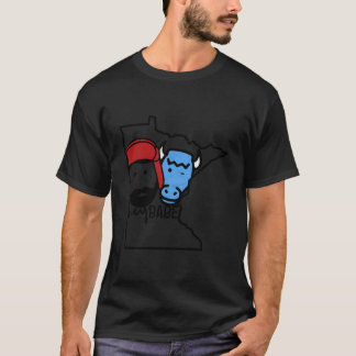 Cute Minnesota Babe Ox Paul Bunyan Vintage Retro H T Shirt