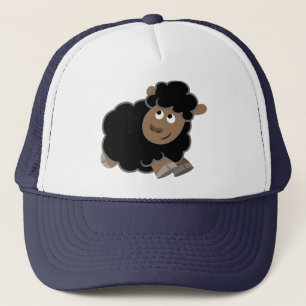 Cute Mischievous Tecknad Sheep Hat Keps